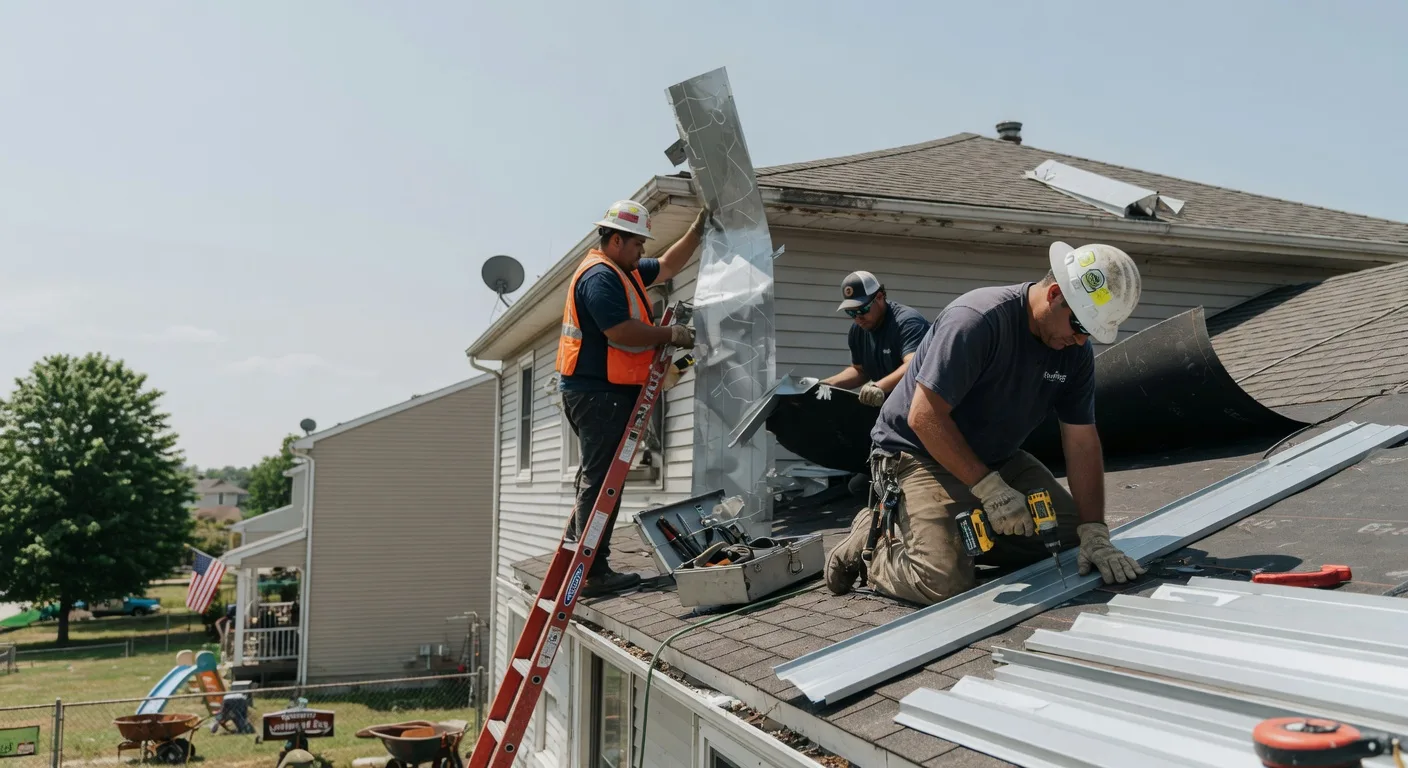Metal Roof Repair in Pleasant City, OH